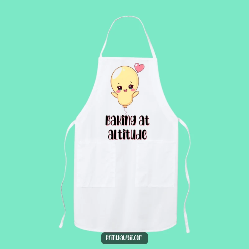 Funny Pastel Balloon Apron: Cheerful Character for a Joyful Kitchen