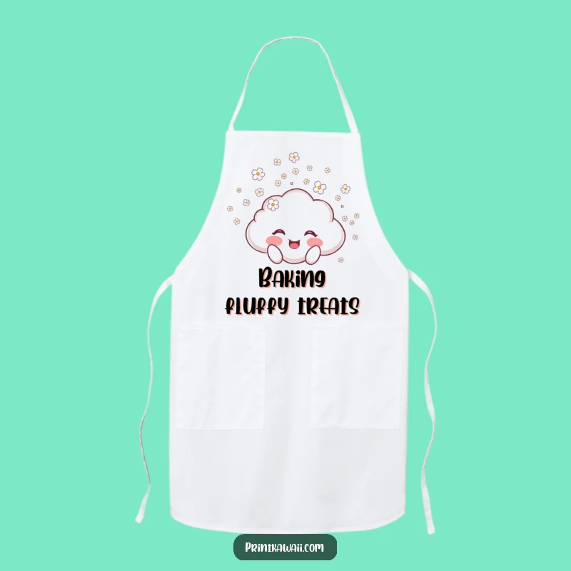 Funny Cloud Apron: Bake with Joy - A Whimsical Gift