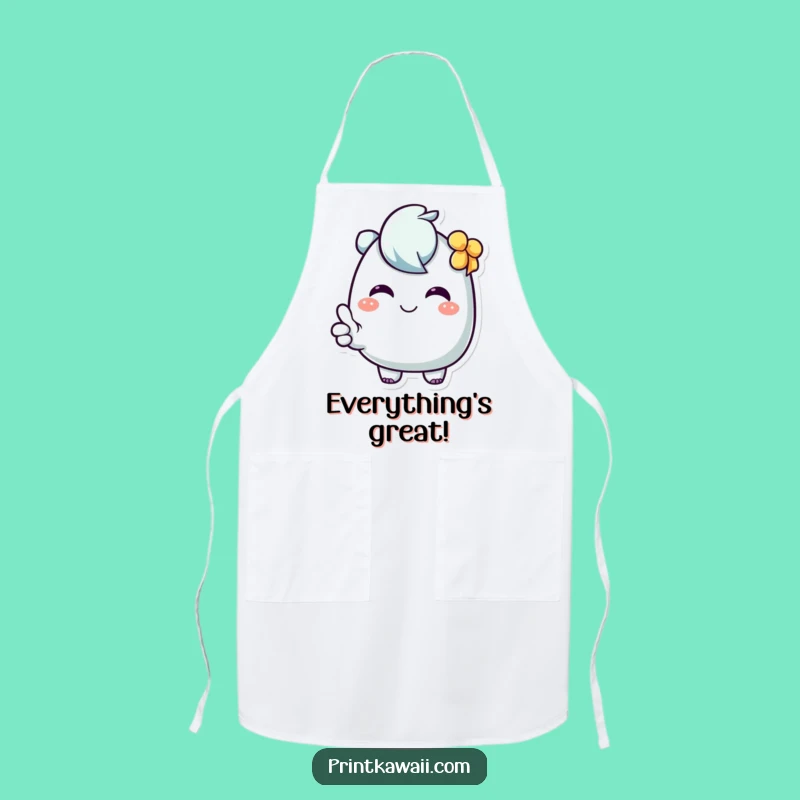 Funny Chef Thumbs Up Apron: Cook with Confidence and Humor