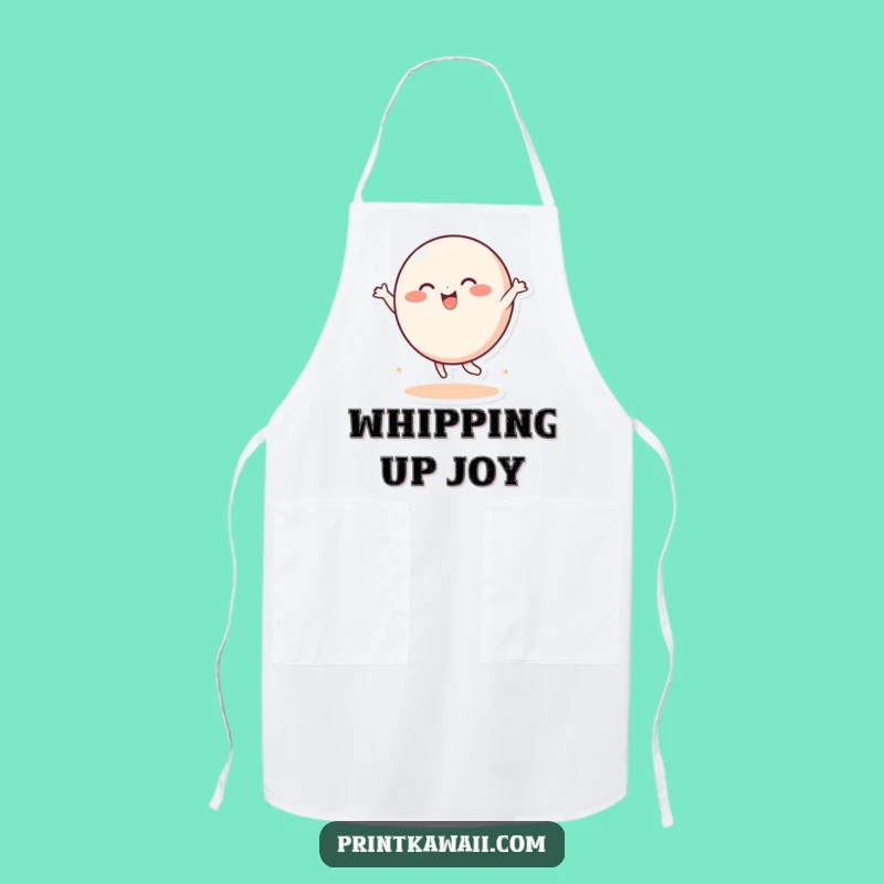 Funny Dancing Round Character Apron: Dance Through Your Cooking!
