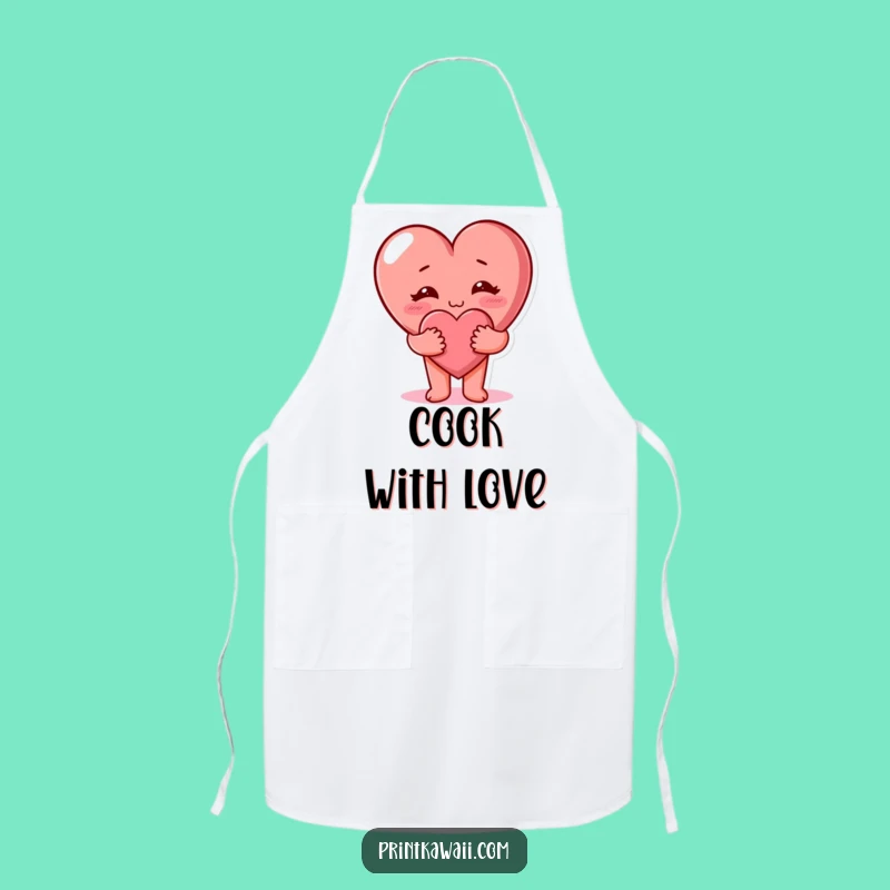 Funny Heart Hug Apron - Kitchen Love & Warmth