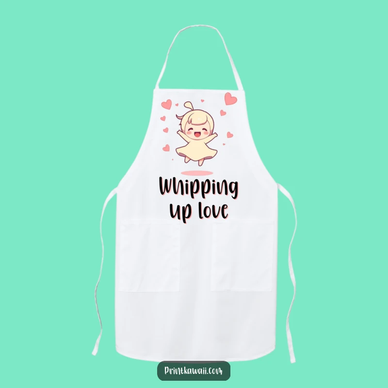 Funny Joyful Spin Chef Apron: Cook with Happiness and Flair