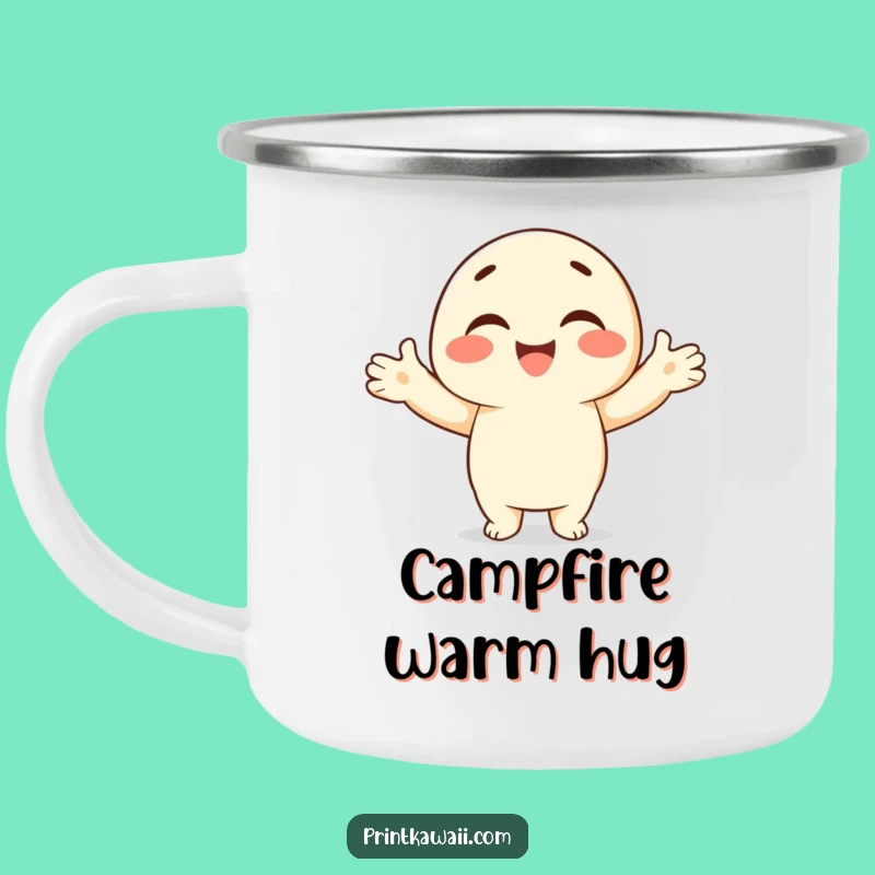 Funny Embrace Camp Mug: Share Warmth on Your Adventures