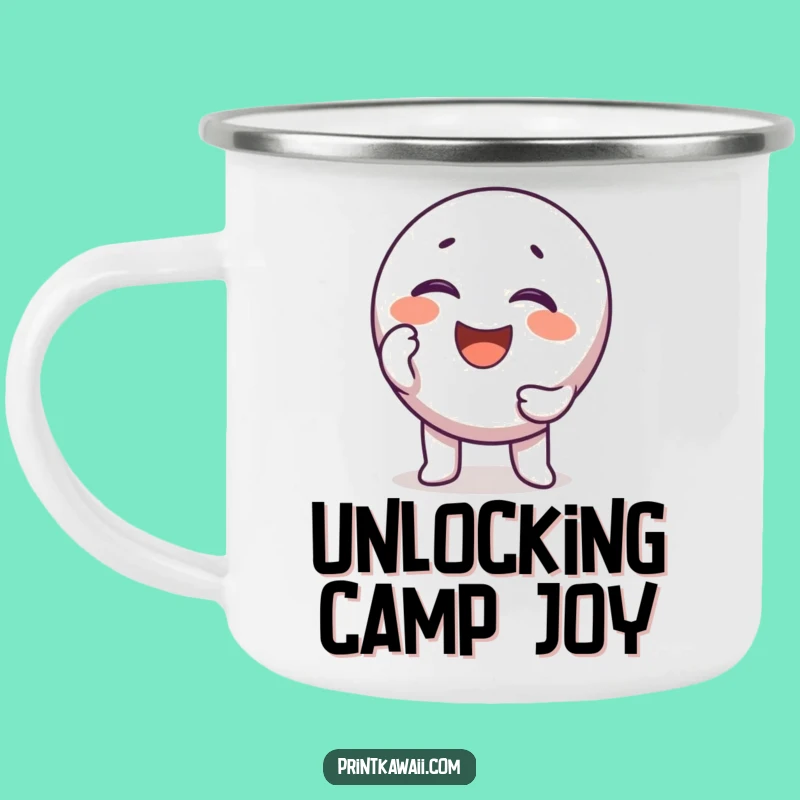 Funny Unlock Giggle Key Camping Mug, Adventure Fuel & Perfect Funny Gift for Outdoors