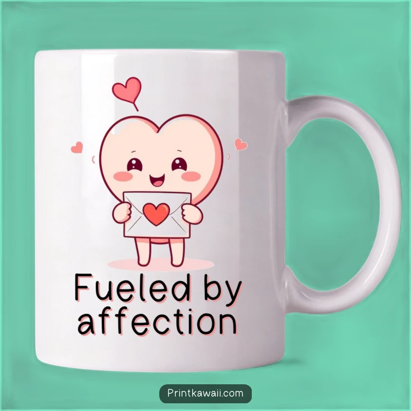 Funny Smiling Heart Love Letter Mug: Sip Your Love with a Smile!
