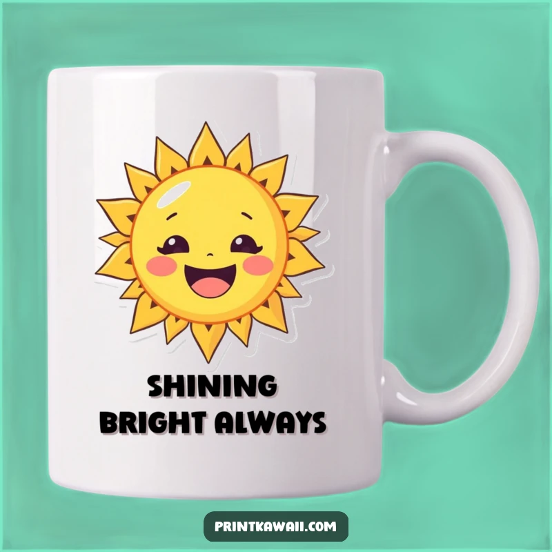 Funny Cheerful Sun Mug - Brighten Your Day, Perfect Gift