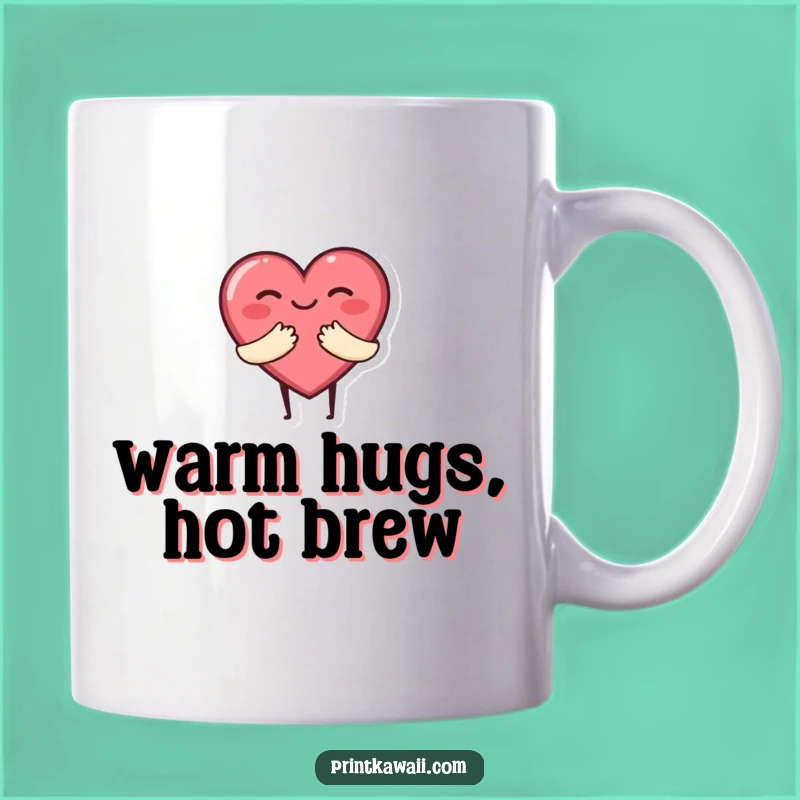 Funny Heart Hug Mug: Spread Love & Laughter - Perfect Gift