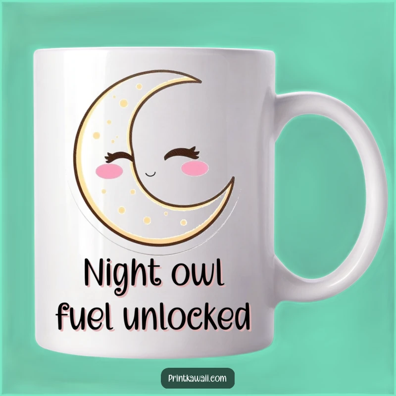 Funny Winking Moon Mug: A Sassy Celestial Gift for Celestial Humor Lovers