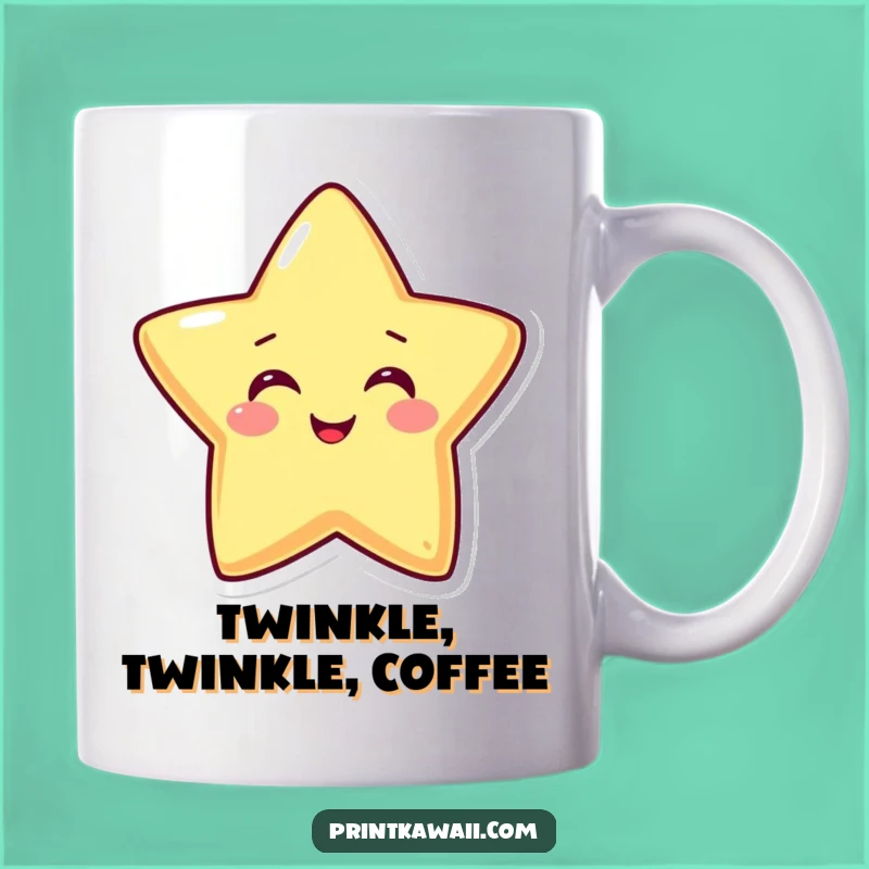 Funny Star Happiness Mug: Shine Brightly - A Stellar Gift