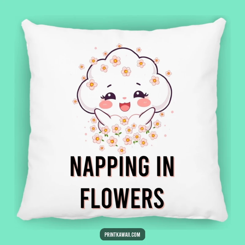 Cozy Funny Cloud Pillow: Joyful Cloud Character Cushion for Serene Comfort