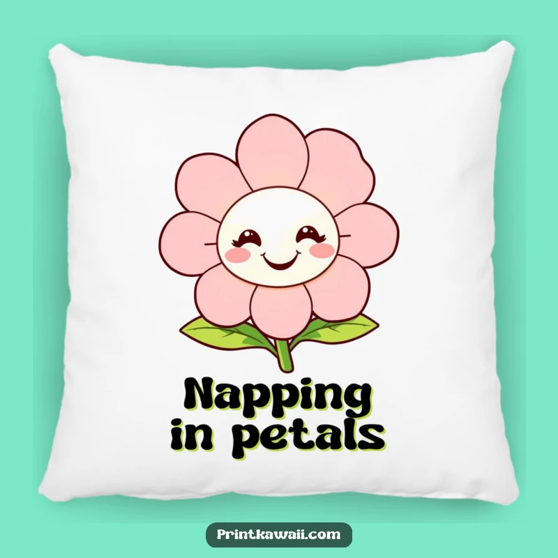 Cozy Funny Flower Character Pillow: Snuggle Up with Blooming Comfort!