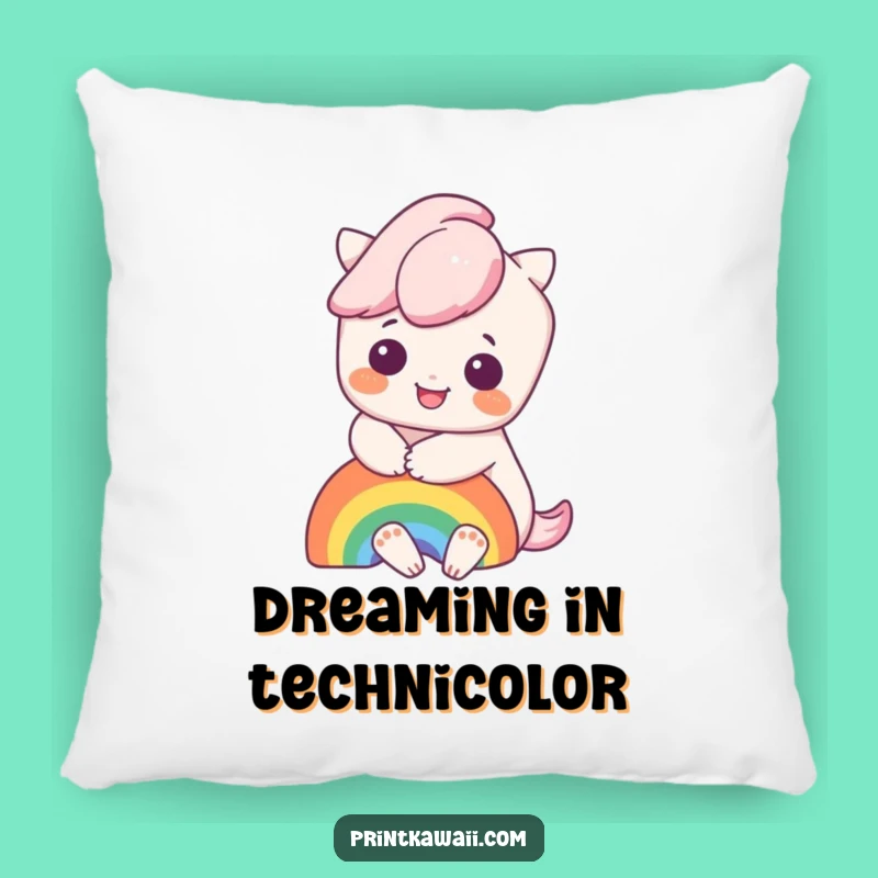 Cute Funny Kawaii Rainbow Hug Pillow: Cozy Comfort