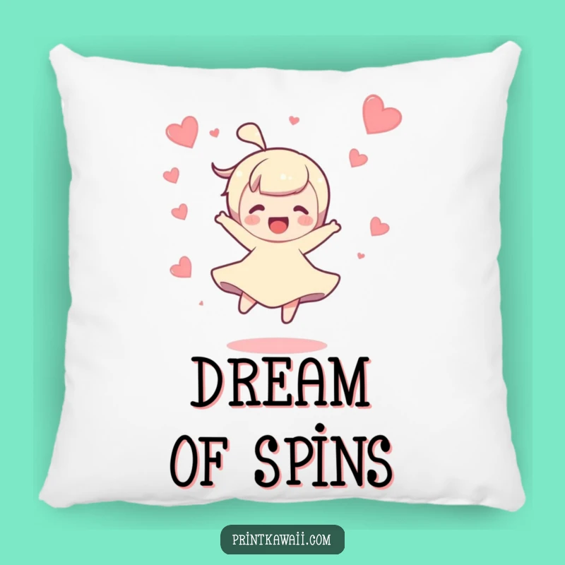 Funny Joyful Spin Pillow: Soft Comfort for Happy Dreams