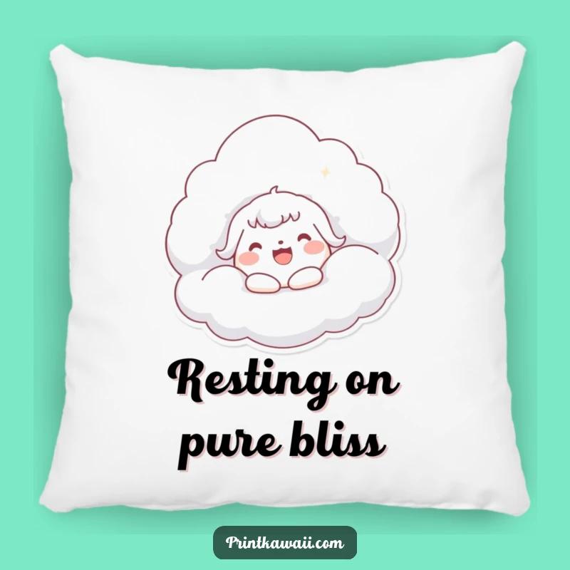 Funny Kawaii Cloud Hug Pillow: Cozy Character Comfort, Amazing Funny Gift