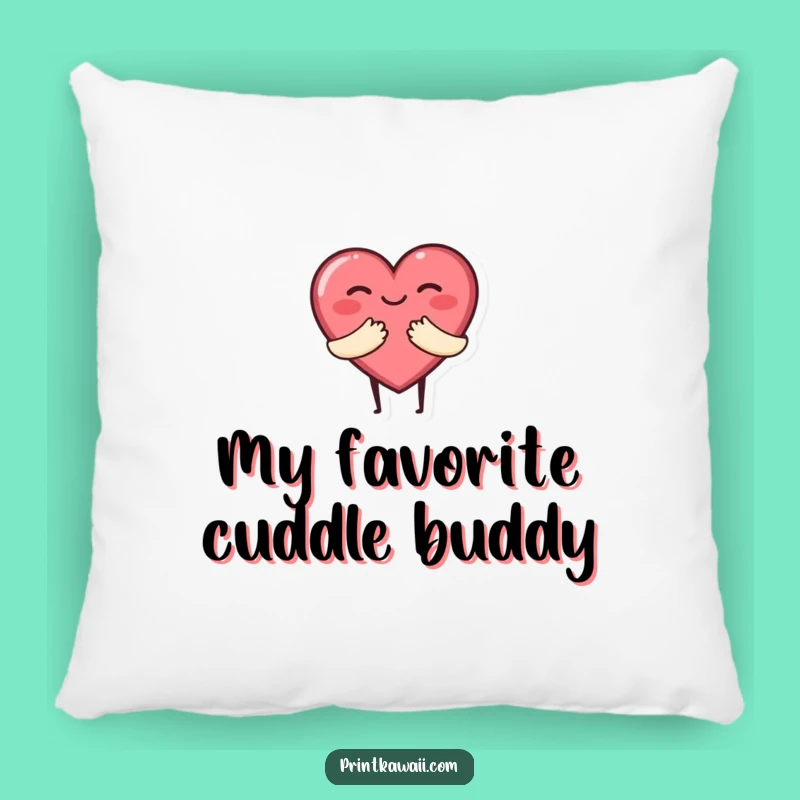 Funny Heart Hug Pillow: Cozy Affection - A Warm Accent