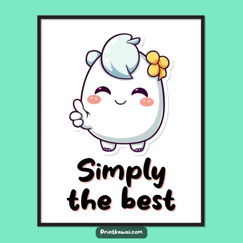 Funny Thumbs Up Digital Art: Instant Cheerful Decor with a Smile