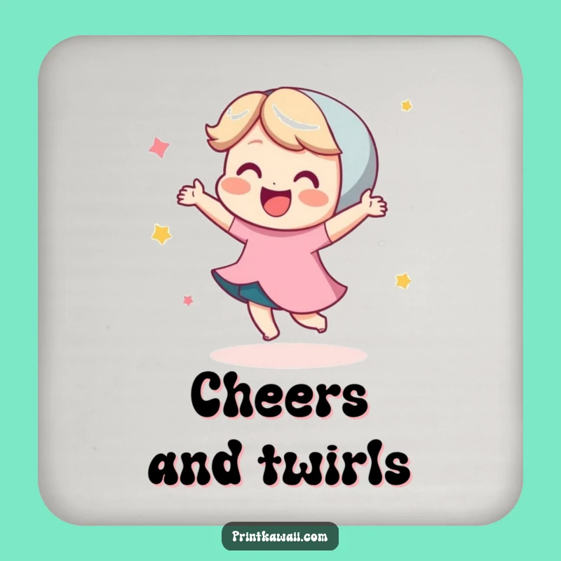 Funny Dance Coaster: Protect Your Table with Glee