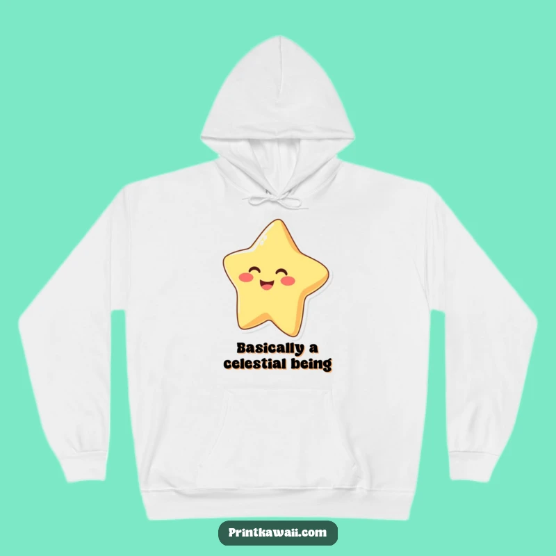 Cozy Funny Star Hoodie: Happy Star Character for Ultimate Comfort and Joy