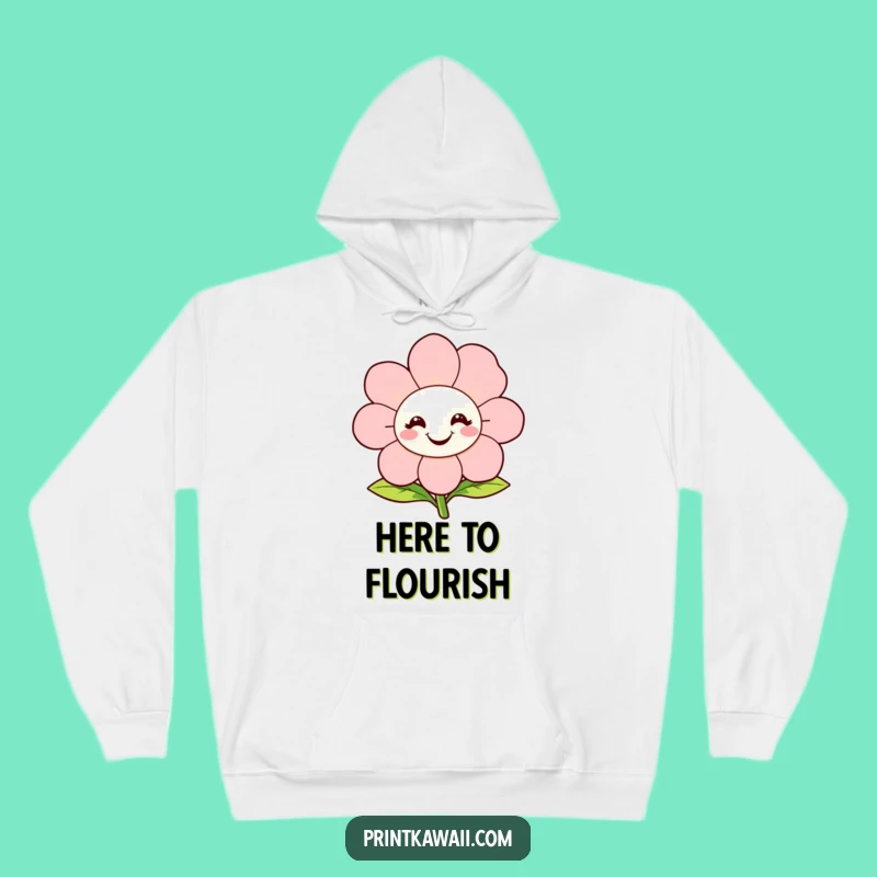 Cozy Funny Flower Character Hoodie: Stay Warm and Bloom with Joy!