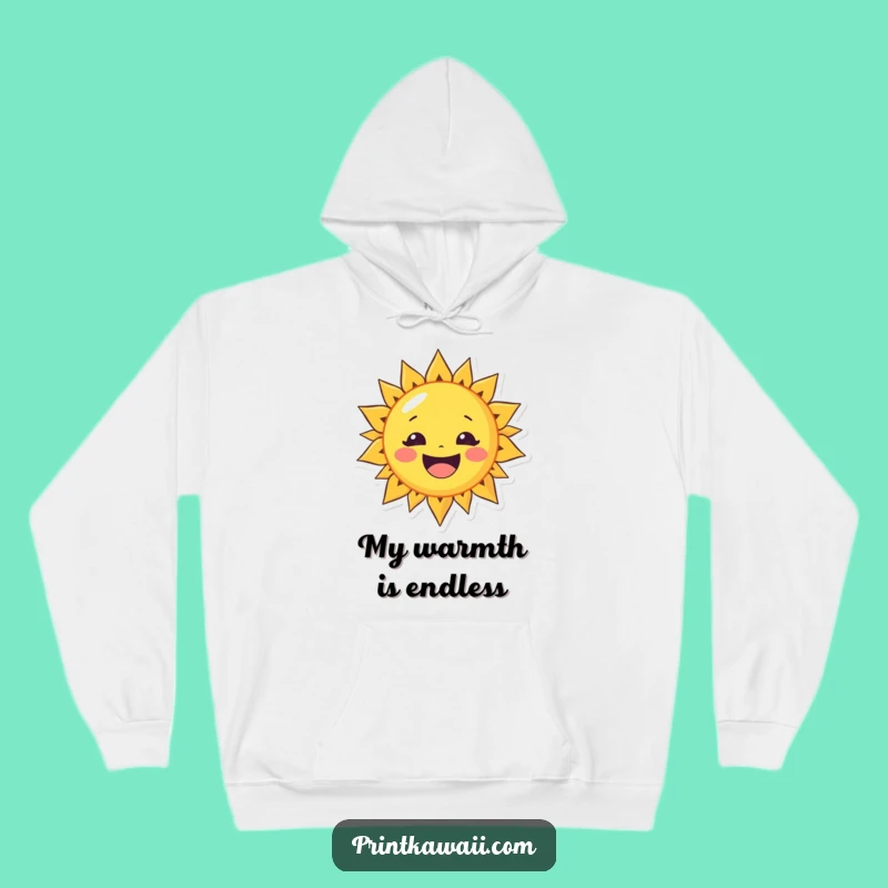 Funny Cheerful Sun Hoodie - Cozy Warmth, Perfect Comfort Gift