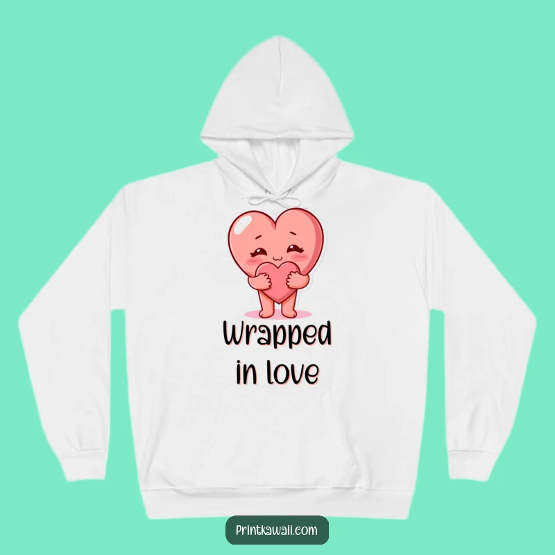 Funny Heart Hug Hoodie - Cozy & Loving Comfort
