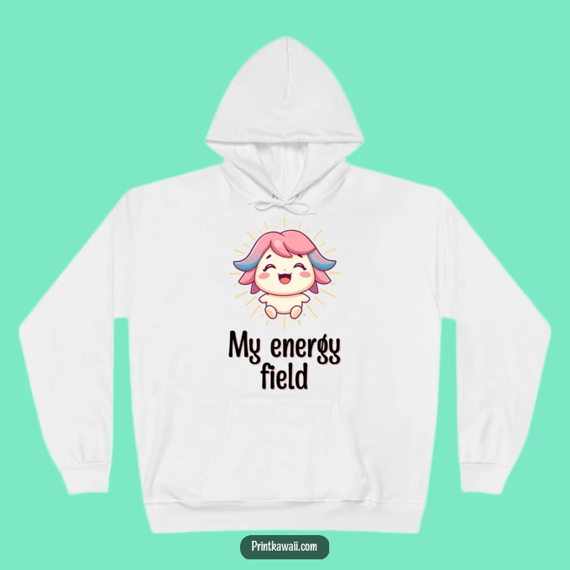 Funny Positive Energy Hoodie: Cozy and Bright Character Gift