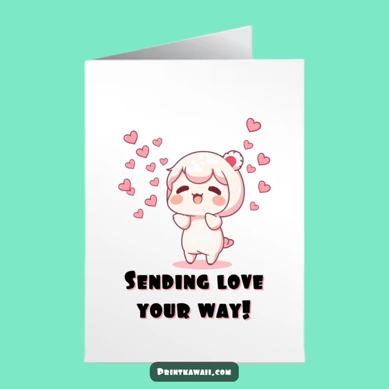 Heartfelt Birthday Card Free Printable: Love Bomb Downloadable Greeting for Sweet Celebrations