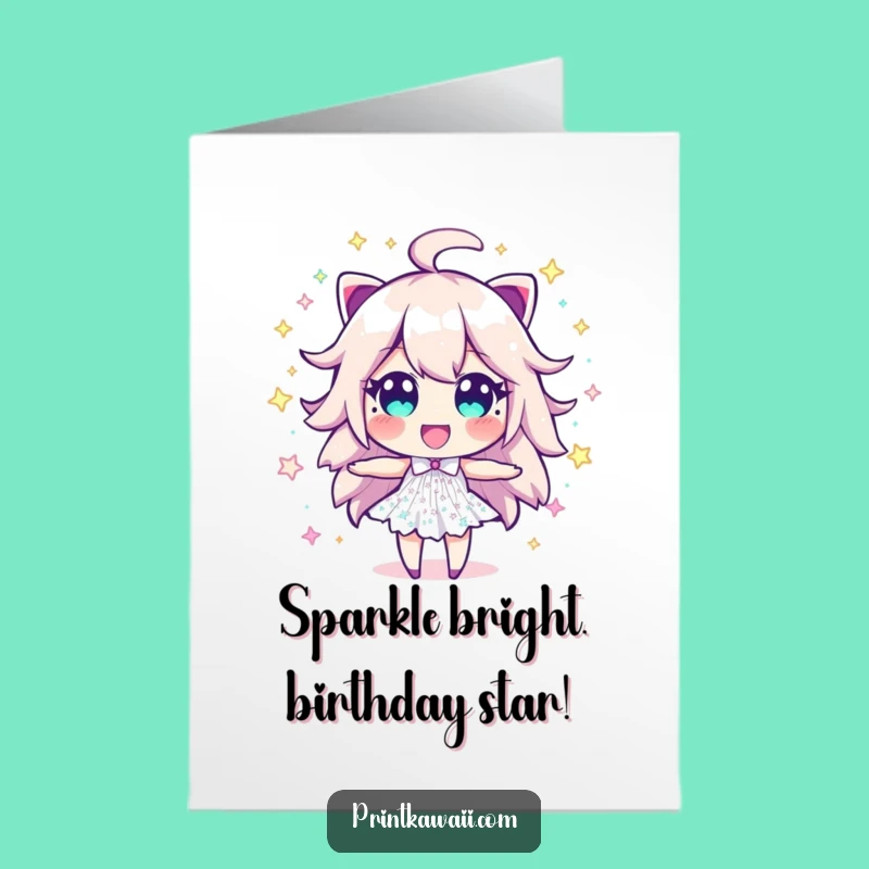 Free Printable Birthday Card: Exciting Sparkle Dust Guy for Hilarious Gifts