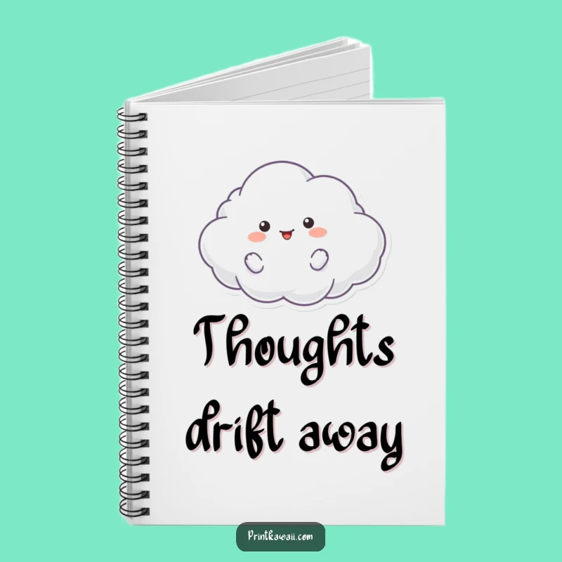 Funny Cloud Journal - Whimsical Character Notebook, Perfect Gift