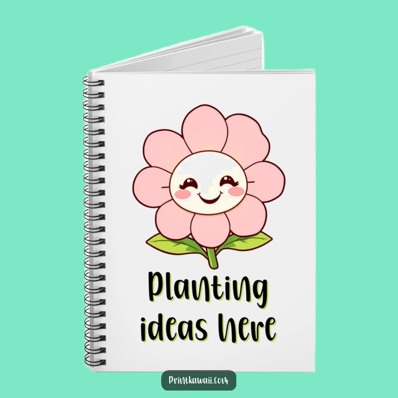 Funny Flower Character Notebook: Journal Your Thoughts with Blooming Joy!