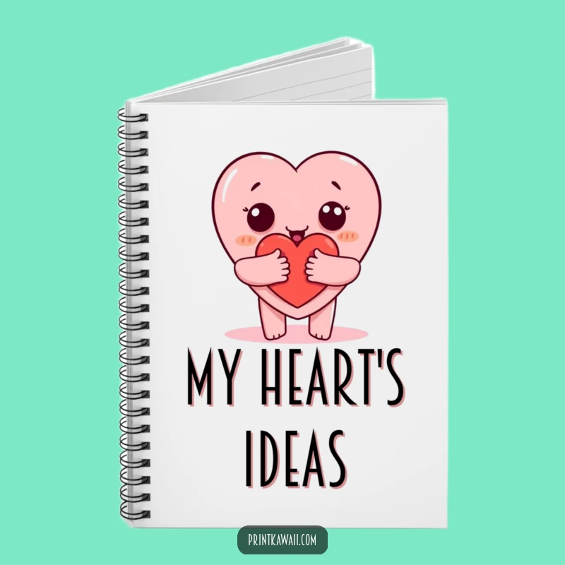 Funny Hugging Heart Notebook: Journal Your Thoughts with Love