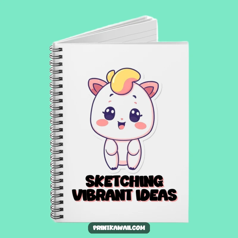 Funny Rainbow Notebook: Surprised Smile Journal, Vibrant Ideas