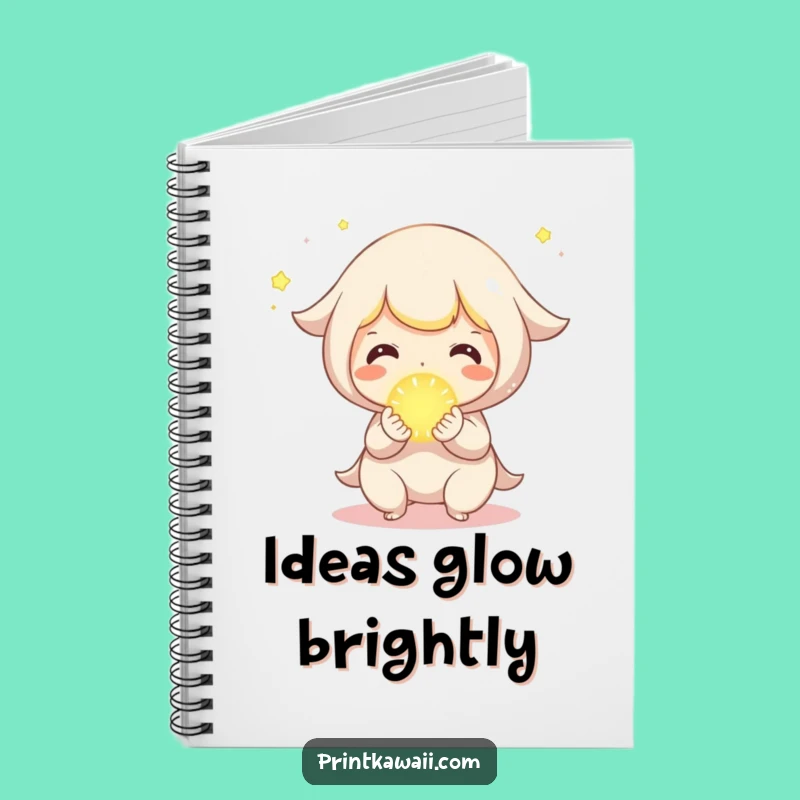 Funny Sharing Orb Notebook: Jot Down Ideas with a Glow