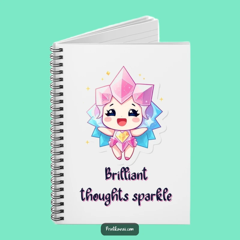 Funny Sparkling Gem Notebook - Jot Down Radiant Ideas, Great Funny Gift