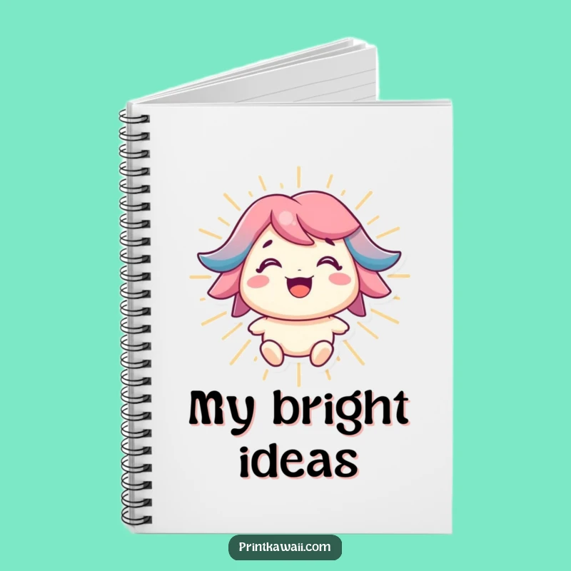 Funny Positive Energy Notebook: Bright Character Journal for Optimistic Ideas