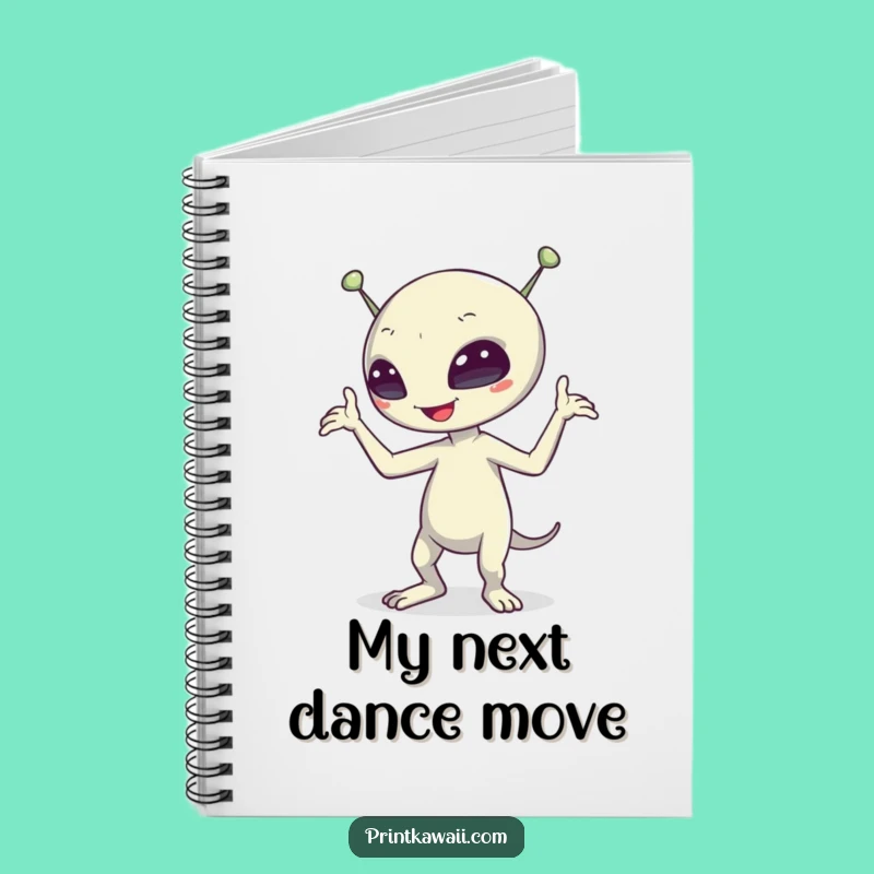 Funny Alien Dance Notebook: Journal Your Thoughts with Sci-Fi Humor, Great Gift