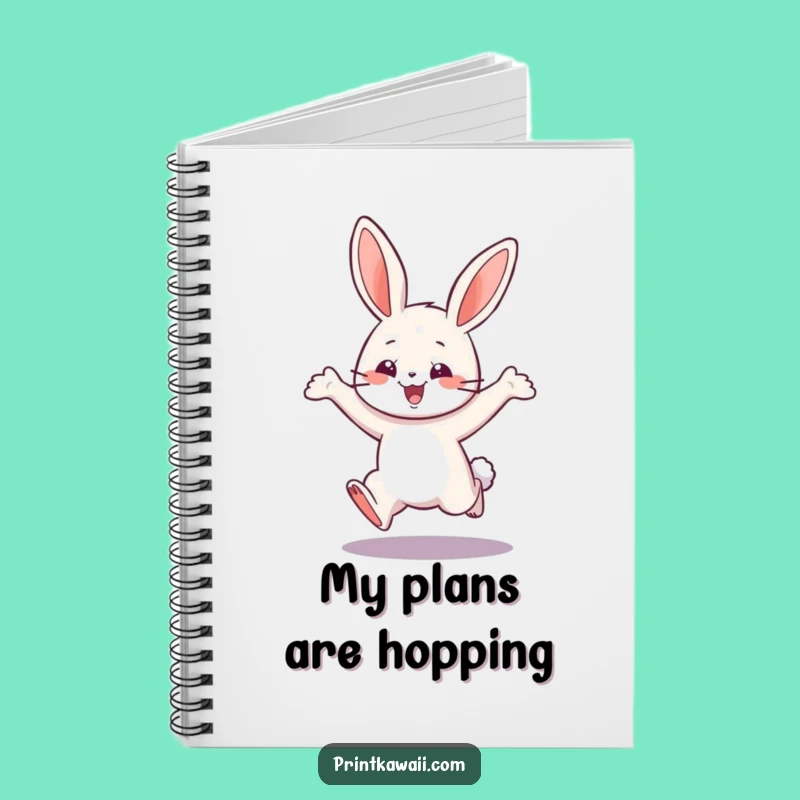 Funny Playful Bunny Notebook - Jot Ideas with Joy, Gift