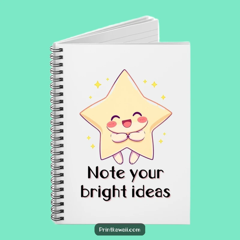 Funny Dream Journal: Smiling Character Hugs Star - Creative Funny Gift