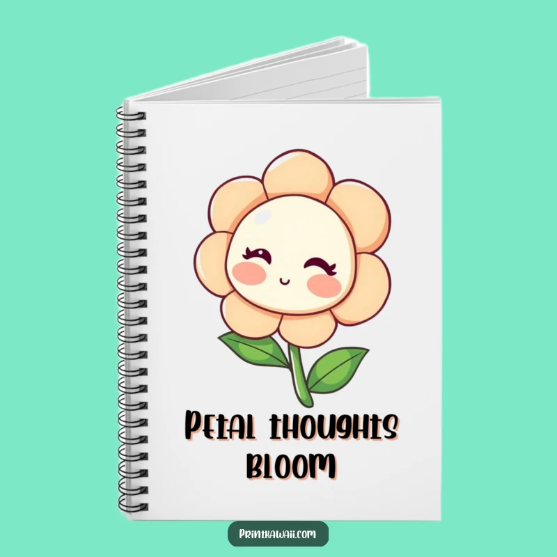 Funny Blushing Flower Notebook: Write with Gentle Floral Flair