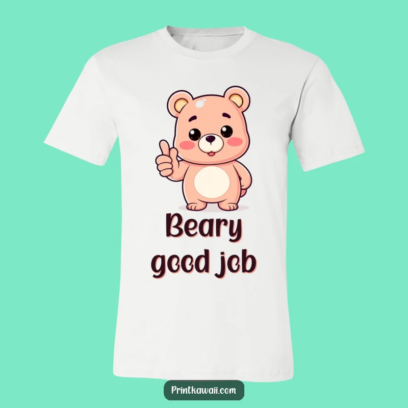 Funny T-Shirt: Gummy Bear Thumbs Up, Perfect for Encouraging Laughter