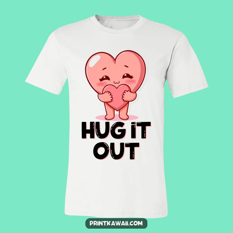 Funny Heart Hug T-Shirt - Cute & Cozy Love Tee