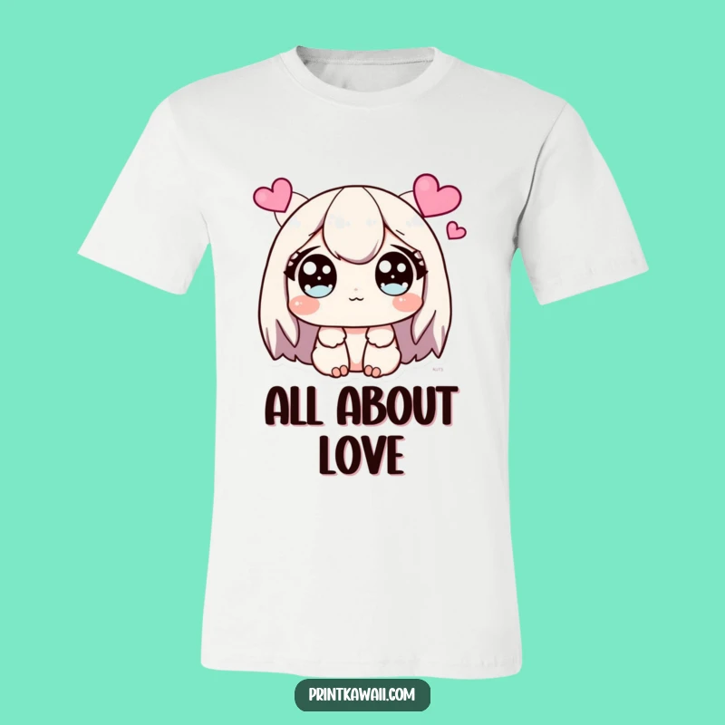 Funny Sparkling Eyes T-Shirt: Wearable Charm and Heart Adoration
