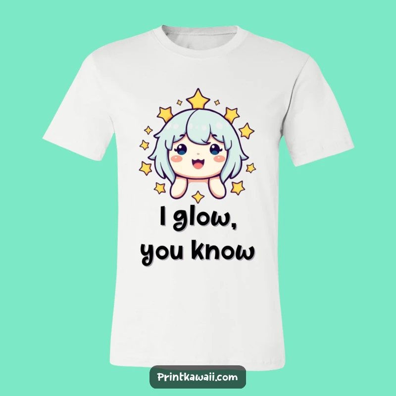 Funny Starry Smile Tee: Adorable Character Shirt, the Ultimate Funny Gift