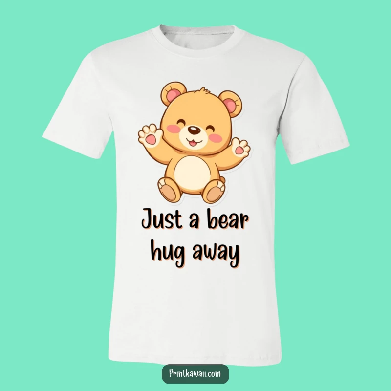 Funny Teddy Bear T-Shirt: Joyful Wave, Cute & Comfy Shirt Gift