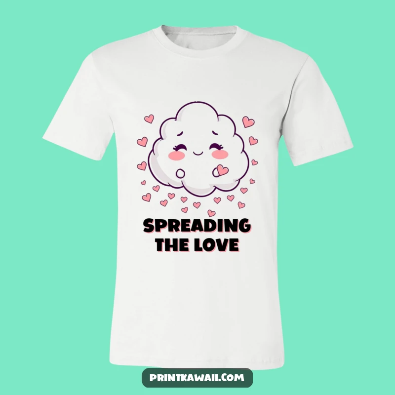 Funny Heart Rain Cloud T-Shirt: Whimsical Design for Joyful Wear