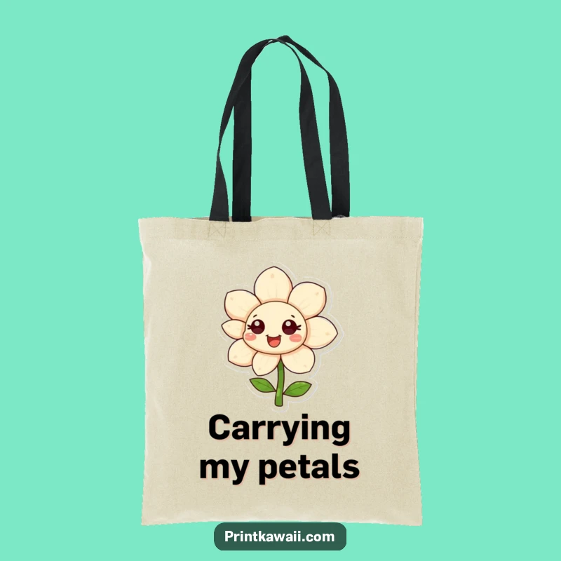 Funny Flower Tote Bag: Carry Happiness with Every Bloom, A Wonderful Funny Gift!